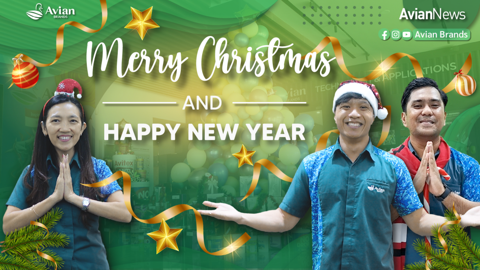 Merry Christmas & Happy New Year Avian Brands