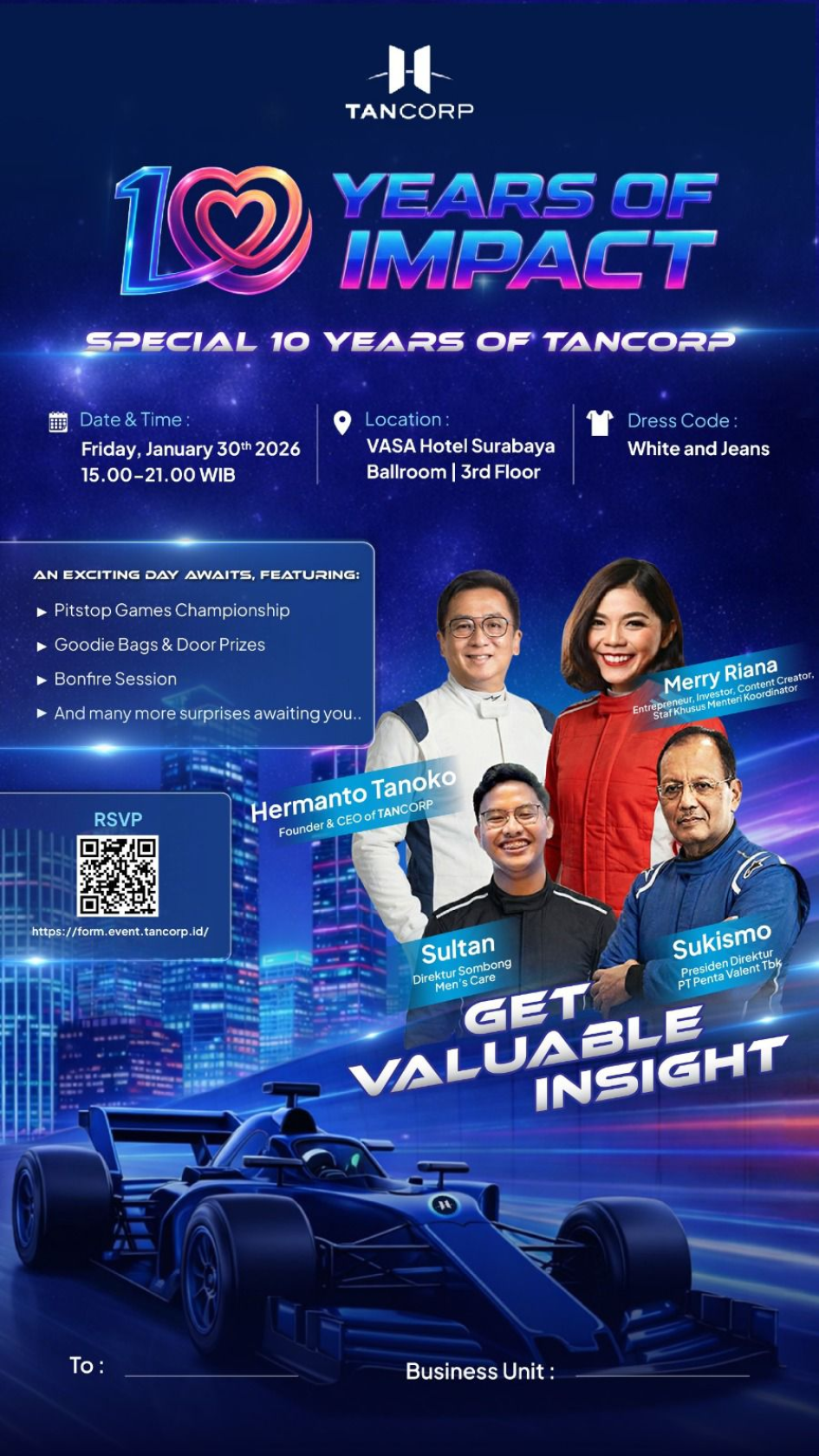 🎉 TANCORP 10 YEARS OF IMPACT 🎉