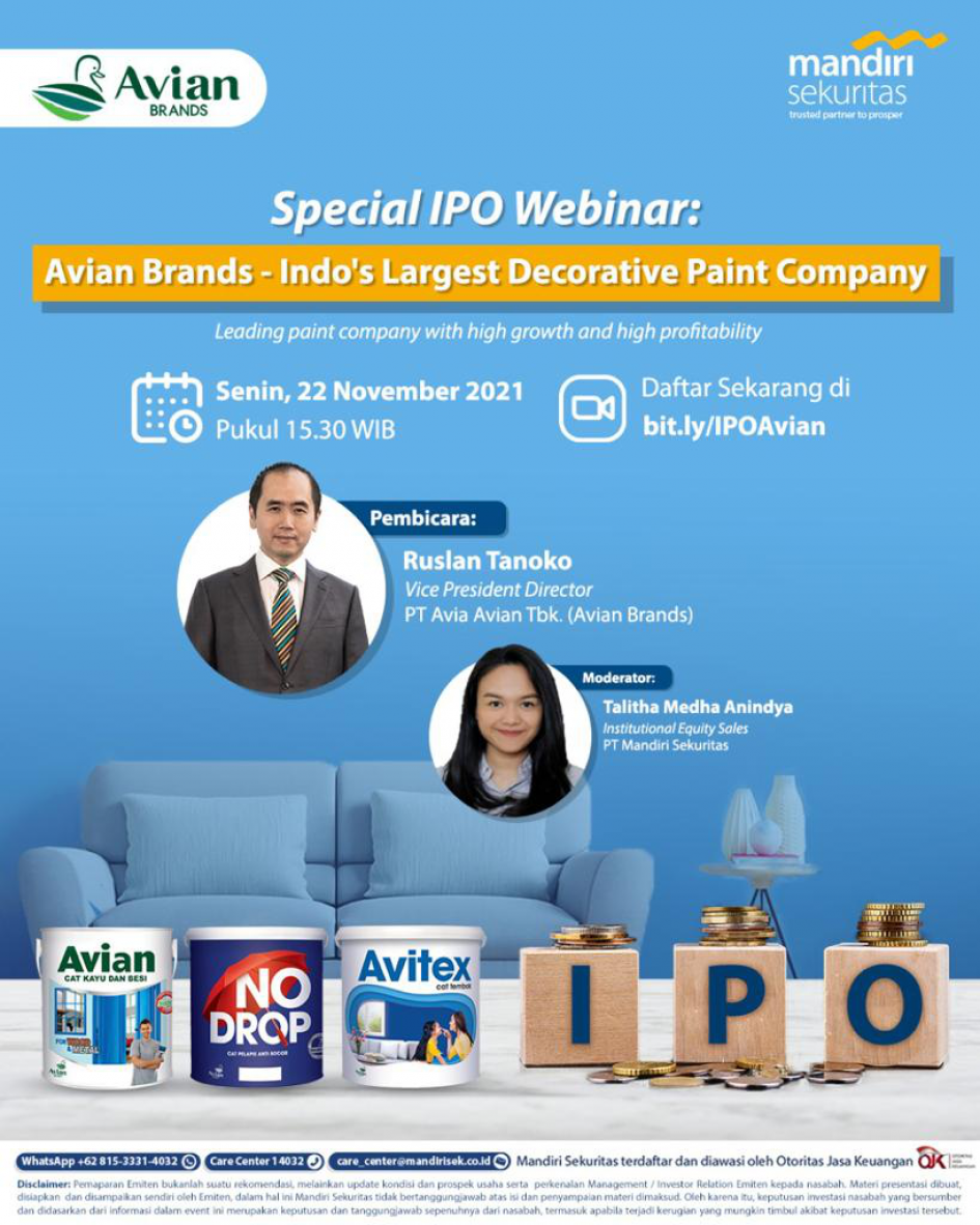 AVIAN BRANDS SPECIAL IPO WEBINAR