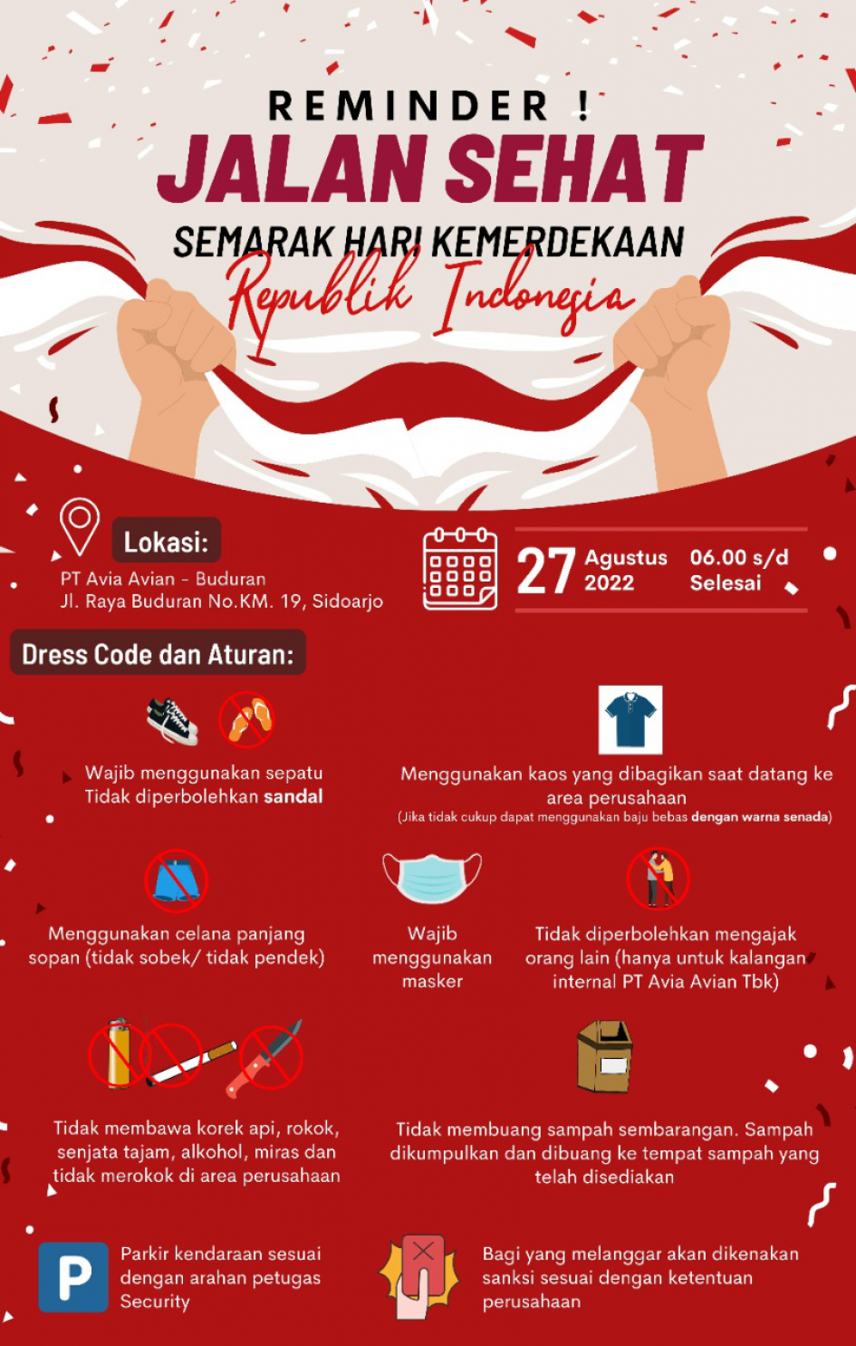 SEMARAK HARI KEMERDEKAAN REPUBLIK INDONESIA