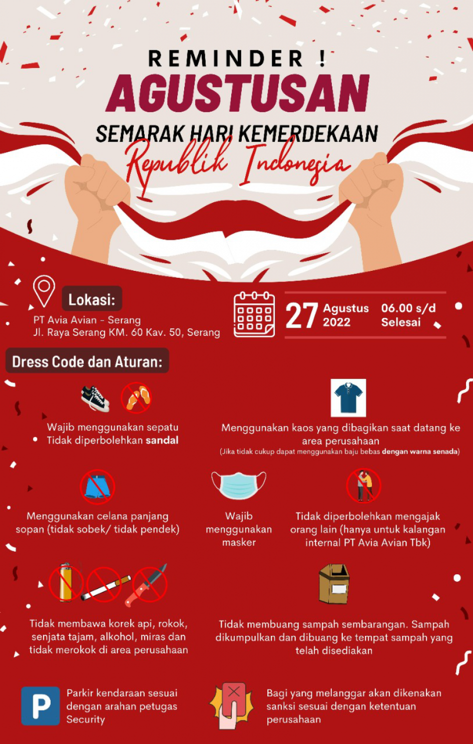 SEMARAK HARI KEMERDEKAAN REPUBLIK INDONESIA