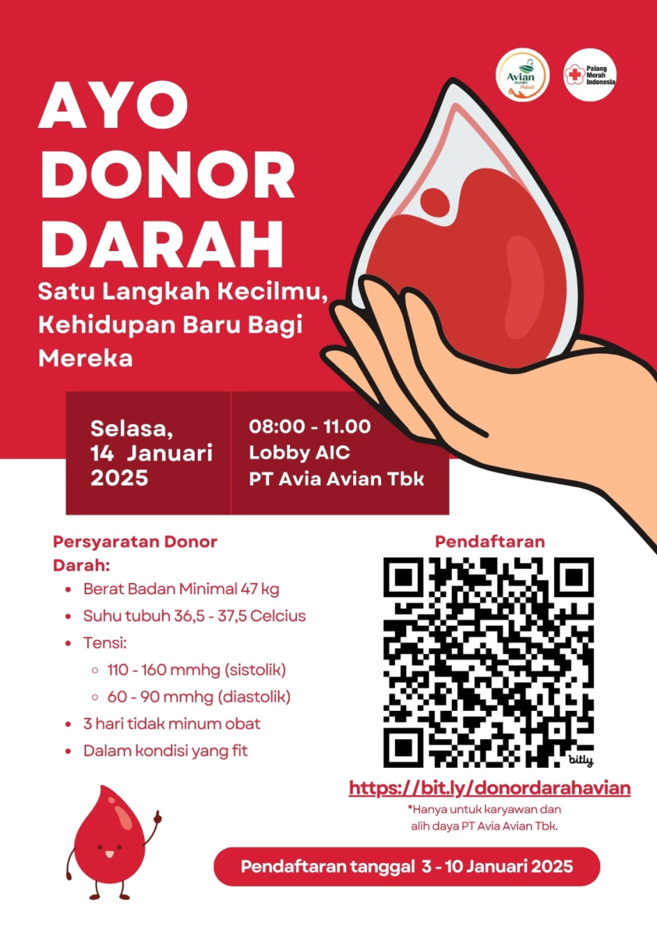 Donor Darah 14 Januari 2025