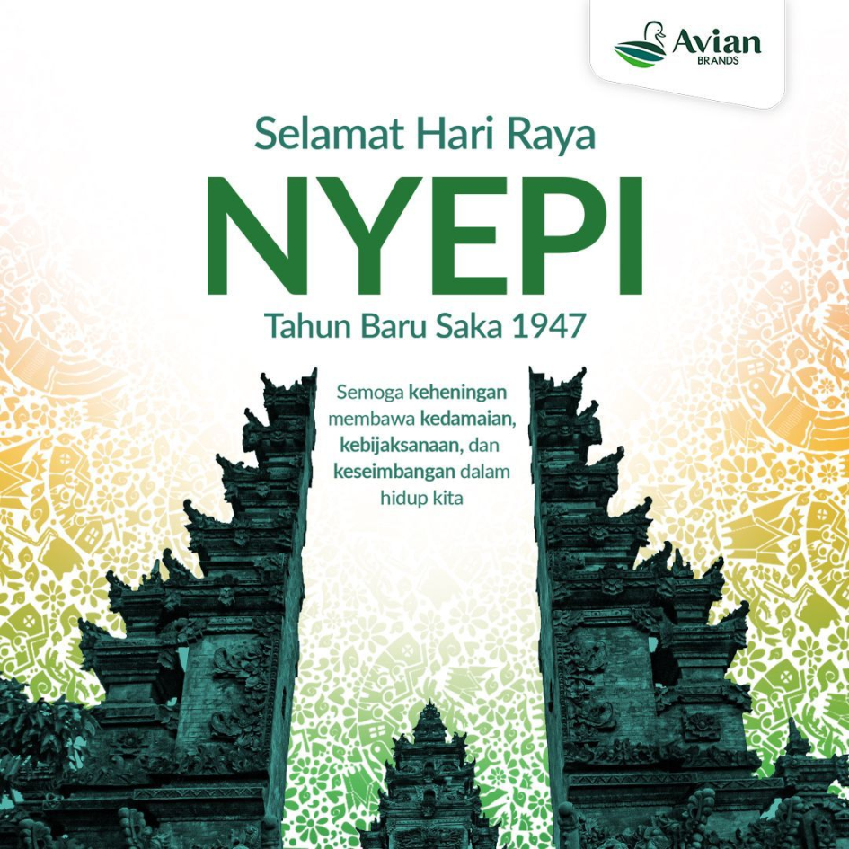 Selamat Hari Raya Nyepi Tahun Saka 1947!✨