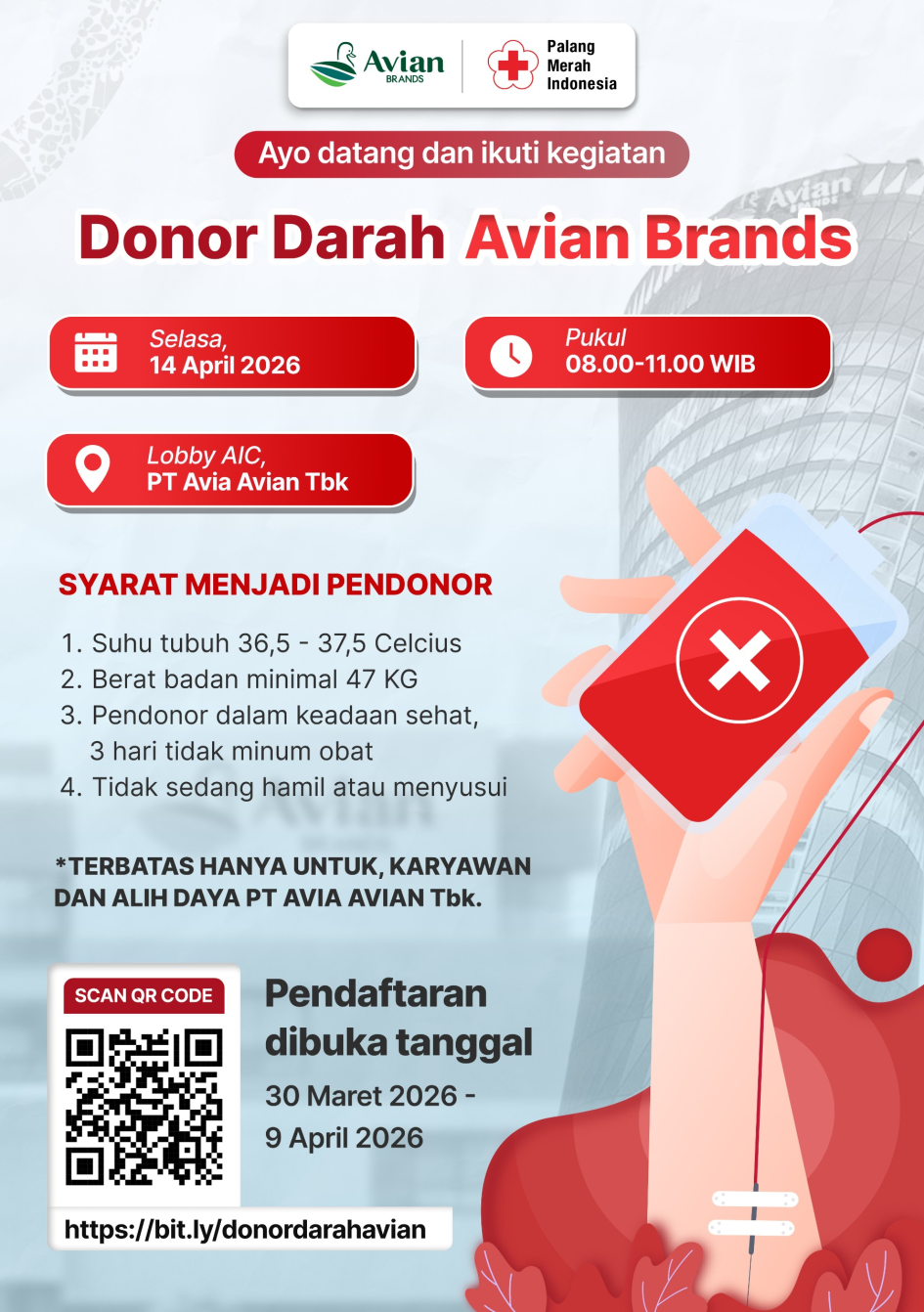 Donor Darah 14 April 2026