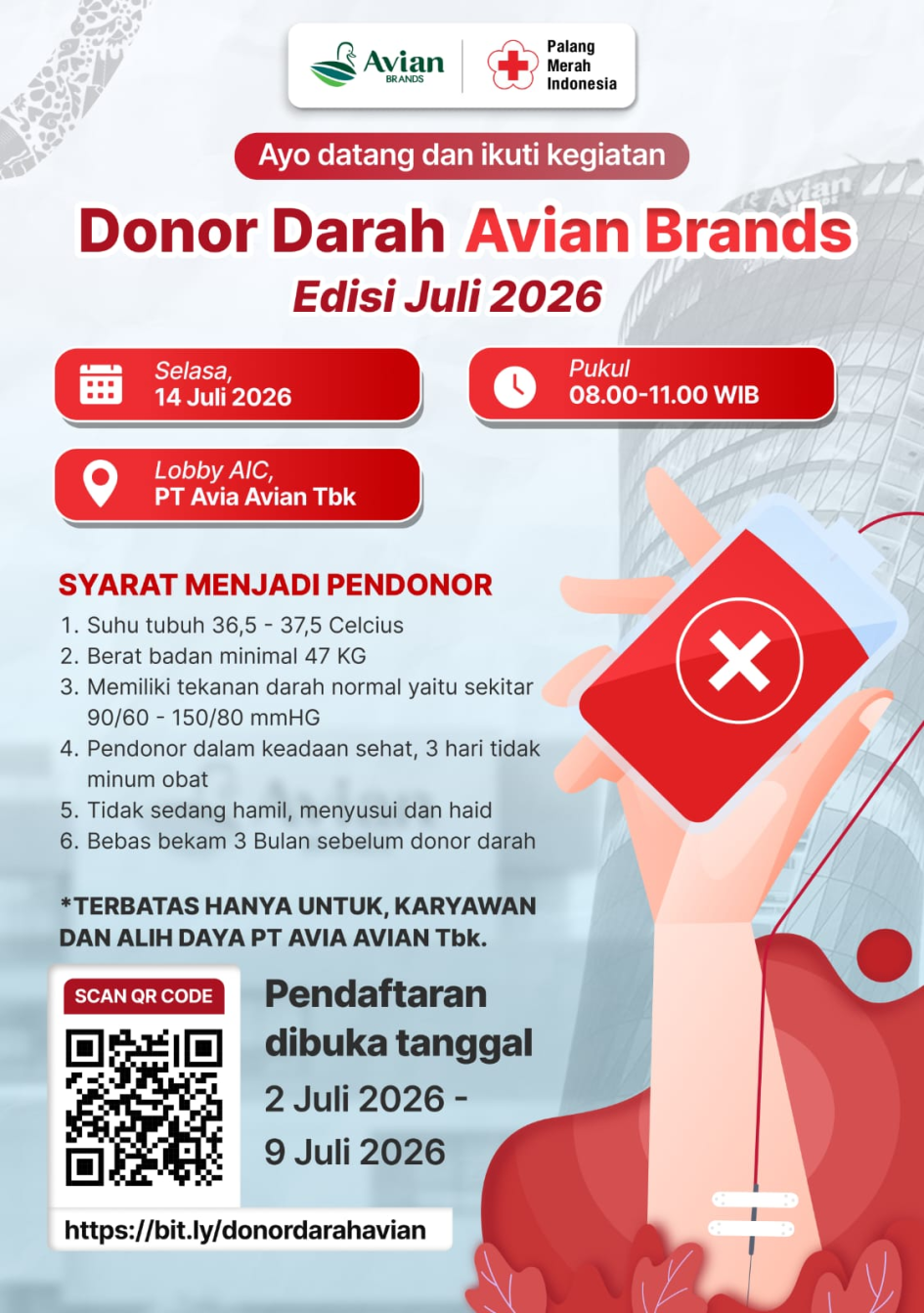 Donor Darah 14 Juli 2026