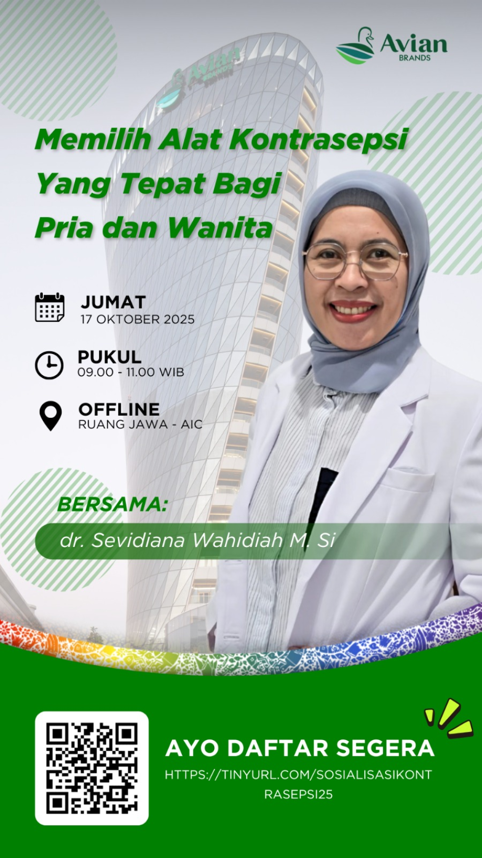 Sosialisasi Kesehatan "Memilih alat kontrasepsi yang tepat bagi pria dan wanita"