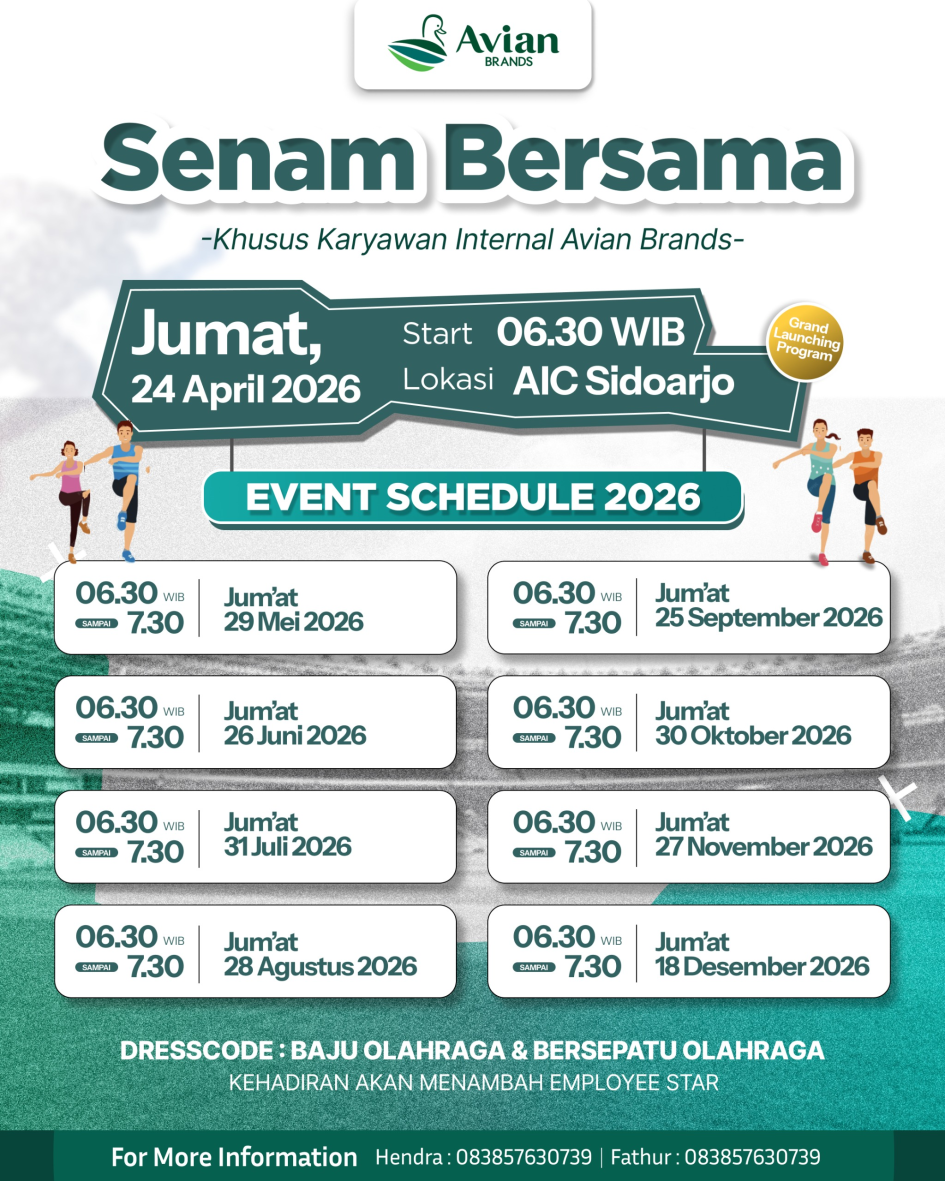 SENAM BERSAMA – AVIAN BRANDS